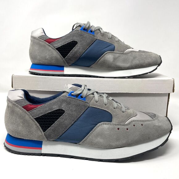 Reproduction of Found French Military Trainer Gray Blue Men Reproduction of Found French Military Trainer Gray Blue Men